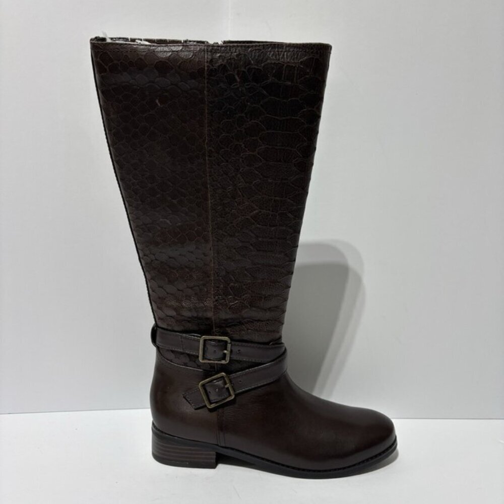 Trotters Women’s Liberty Brown Knee High Boots, Size 6 M